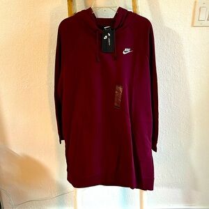 Oversized Nike hoodie dress